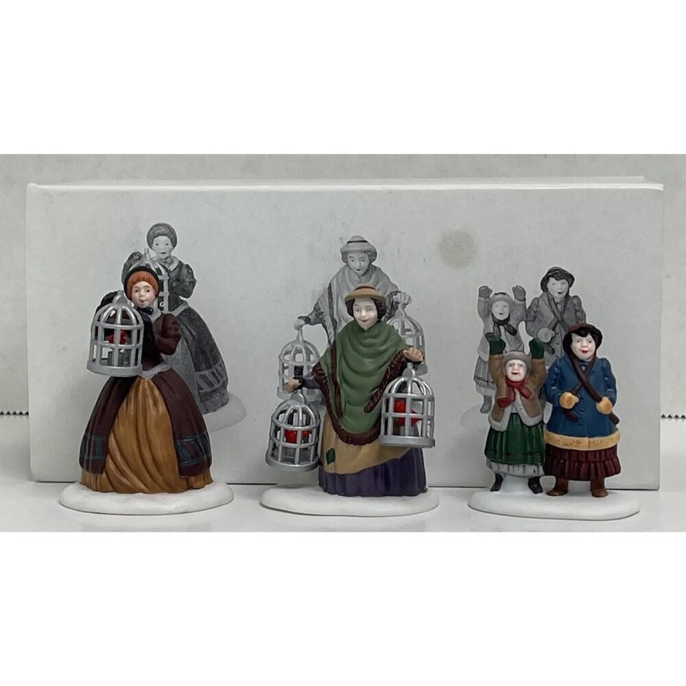 Department 56 "THE BIRD SELLER"  #5803-3 Heritage Village Collection Accessories